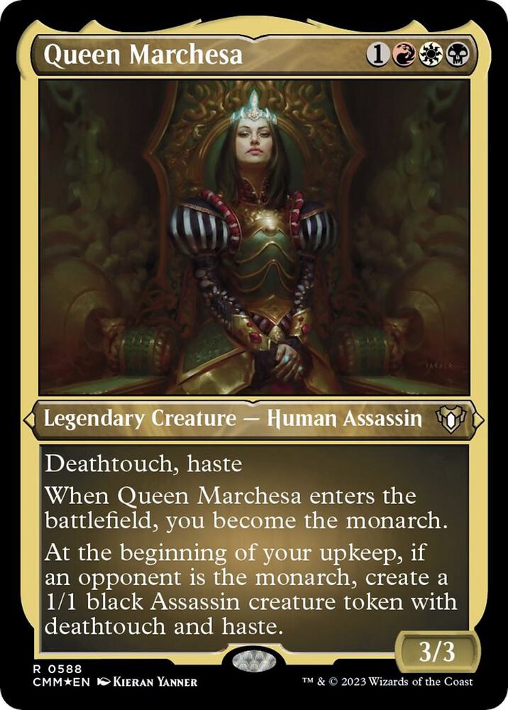 Queen Marchesa (Foil Etched) 588 card from Commander Masters