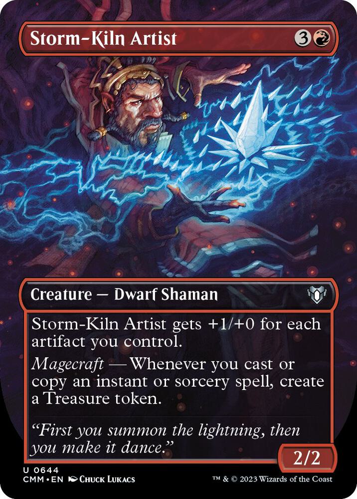 Storm-Kiln Artist (Borderless) 644 card from Commander Masters