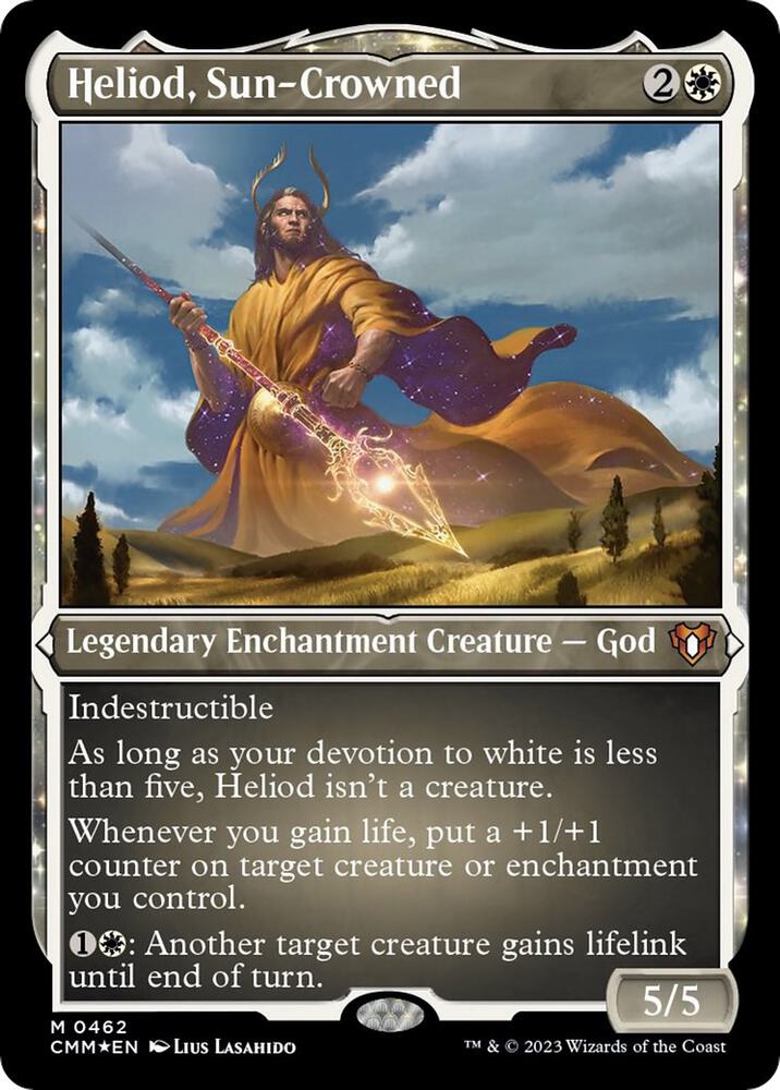 Heliod, Sun-Crowned (Foil Etched) 462 card from Commander Masters