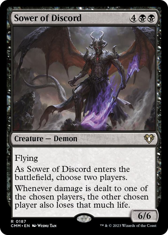 Sower of Discord 187 card from Commander Masters