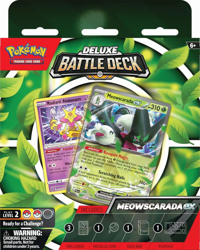 Deluxe Battle Deck [Meowscarada ex] card from Miscellaneous Cards & Products