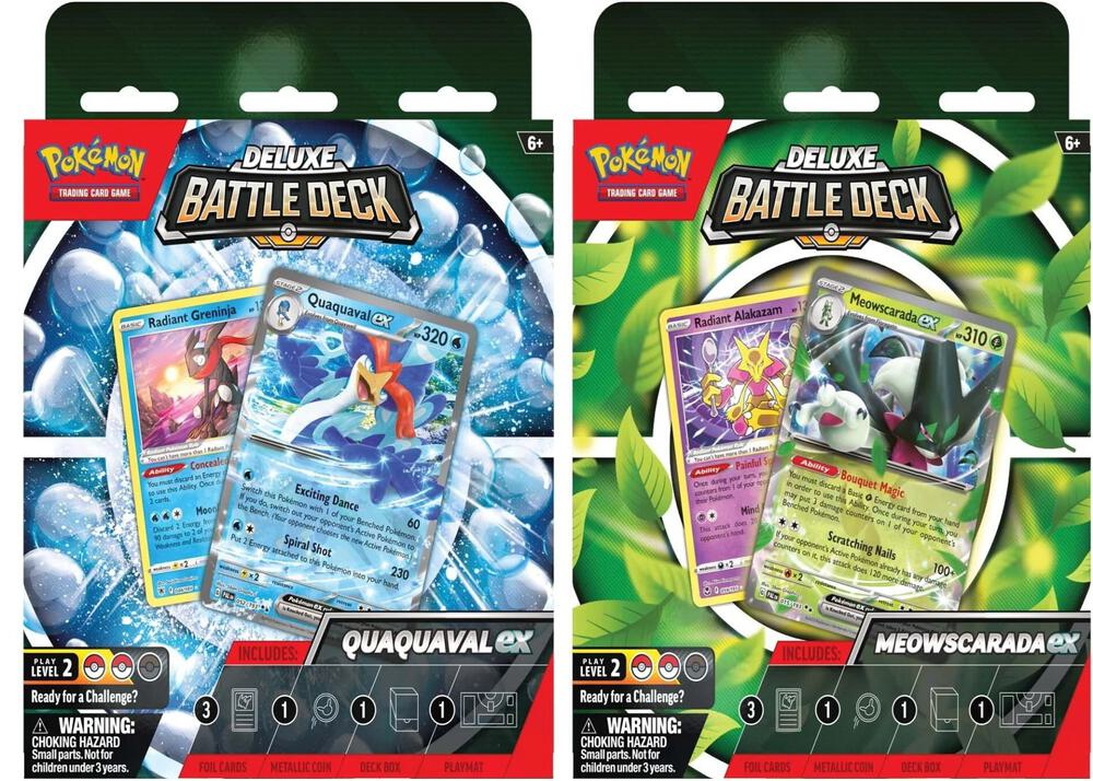 Deluxe Battle Deck: Quaquaval ex/Meowscarada ex [Set of 2] card from Miscellaneous Cards & Products