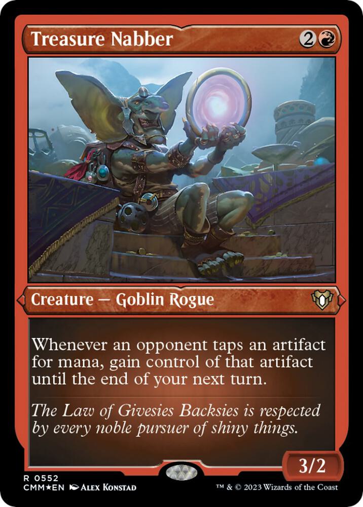 Treasure Nabber (Foil Etched) 552 card from Commander Masters