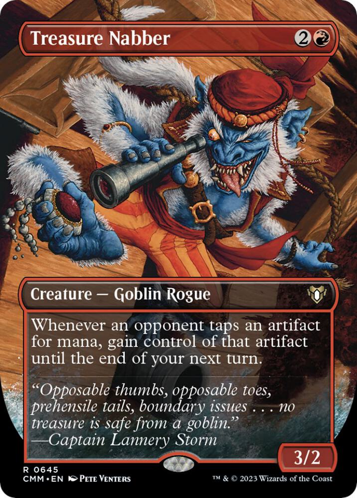 Treasure Nabber (Borderless) 645 card from Commander Masters