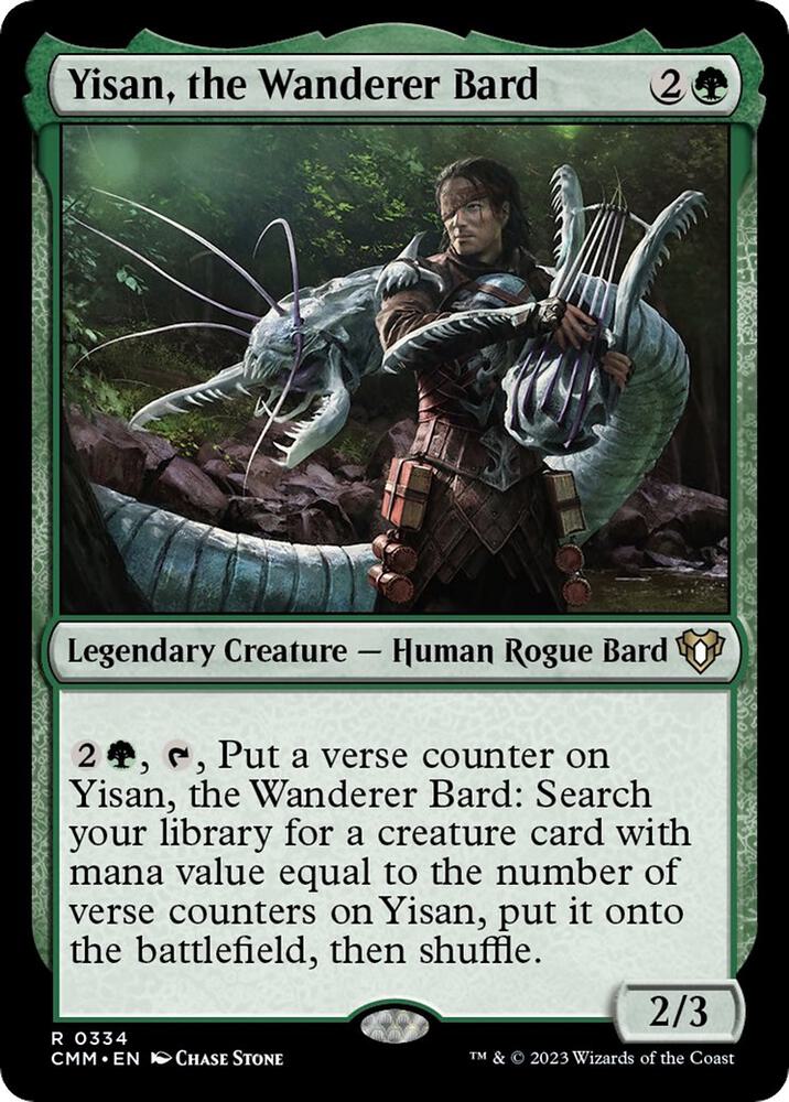 Yisan, the Wanderer Bard 334 card from Commander Masters
