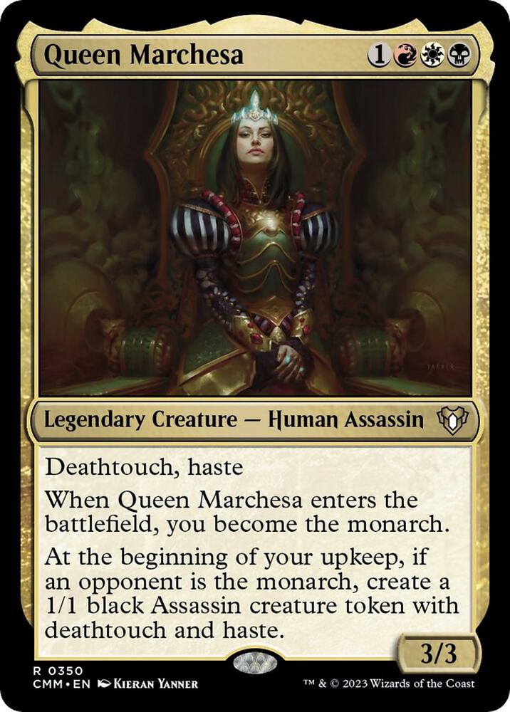 Queen Marchesa 350 card from Commander Masters
