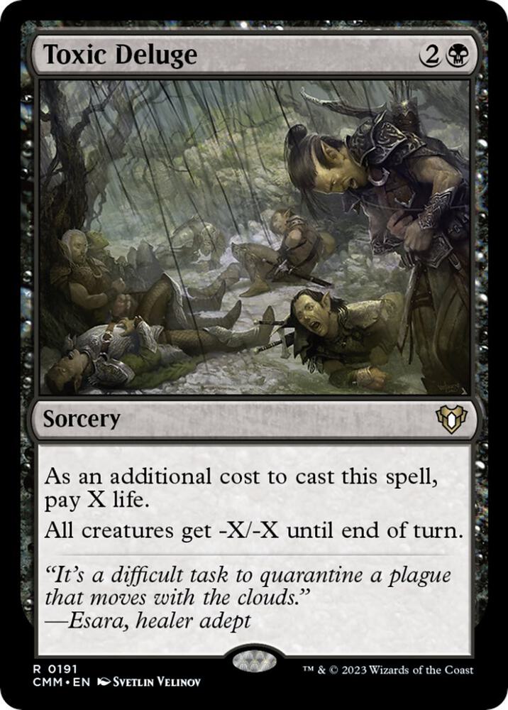 Toxic Deluge 191 card from Commander Masters