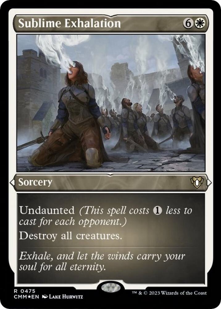 Sublime Exhalation (Foil Etched) 475 card from Commander Masters