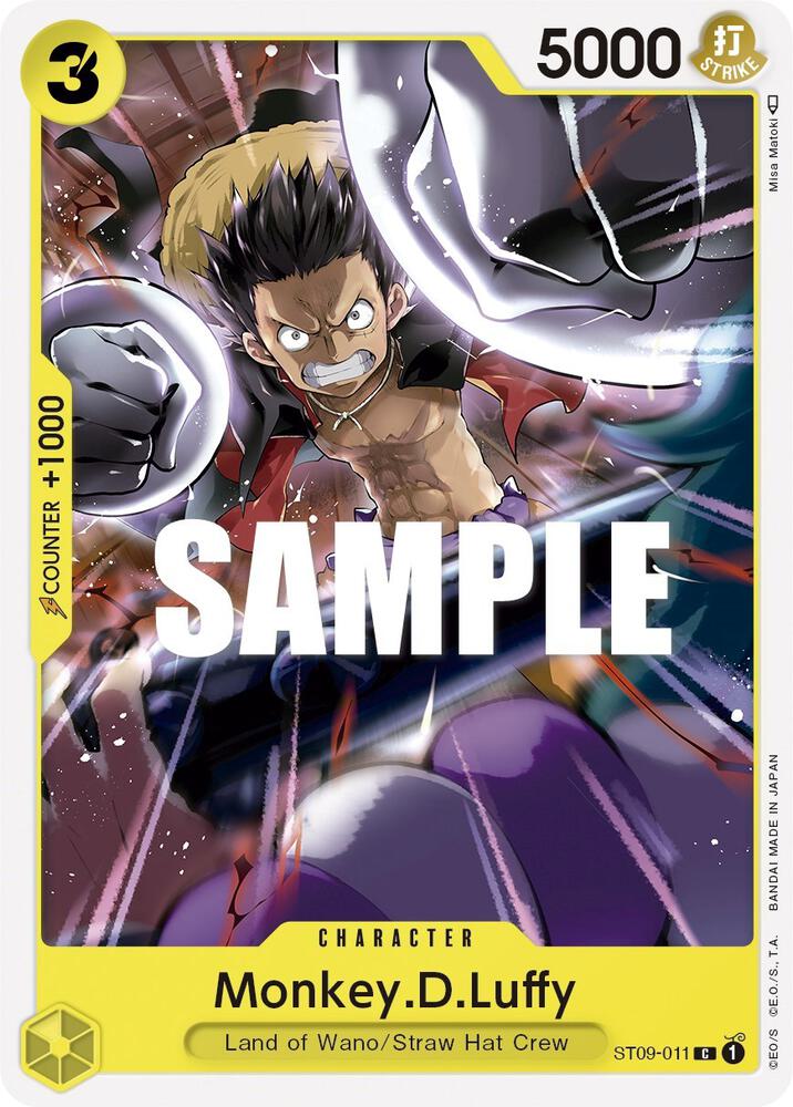 Monkey.D.Luffy ST09-011 card from Starter Deck 9: Yamato