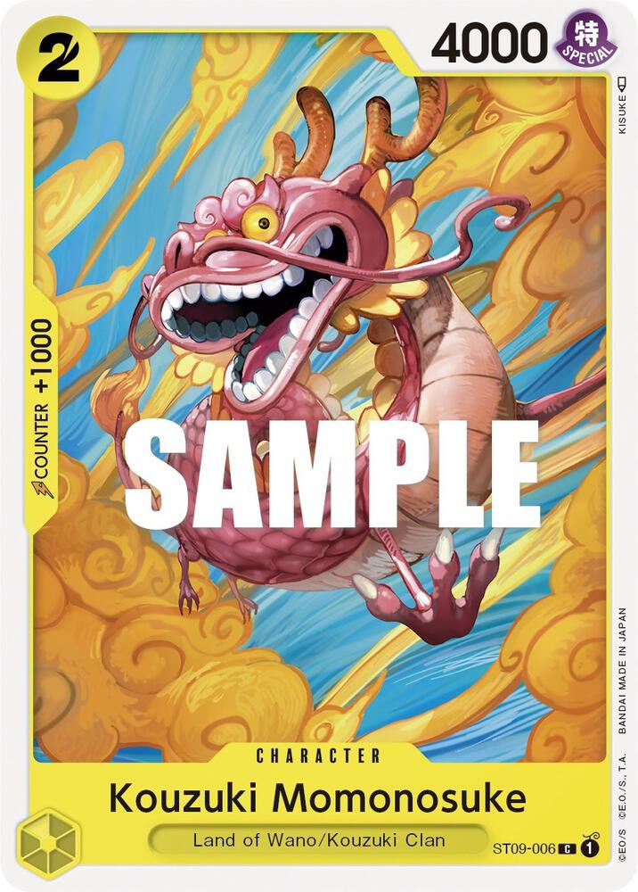 Kouzuki Momonosuke ST09-006 card from Starter Deck 9: Yamato