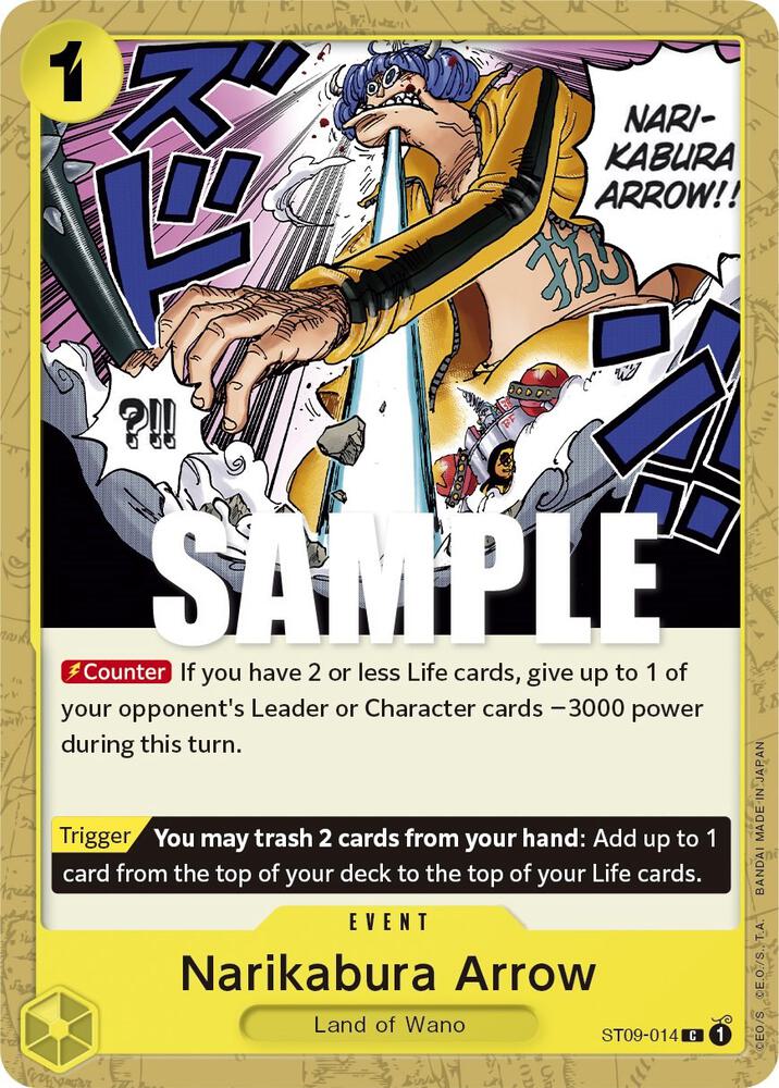 Narikabura Arrow ST09-014 card from Starter Deck 9: Yamato