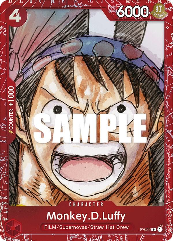 Monkey.D.Luffy (Premium Card Collection -ONE PIECE FILM RED Edition-) P-022 card from One Piece Promotion Cards