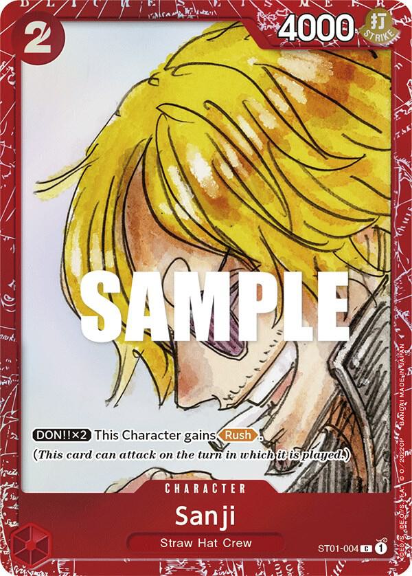 Sanji (Premium Card Collection -ONE PIECE FILM RED Edition-) ST01-004 card from One Piece Promotion Cards