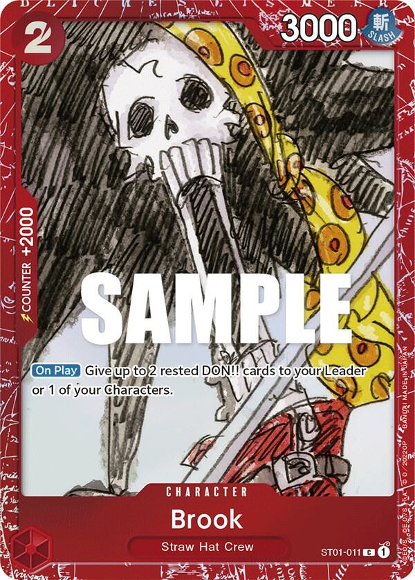 Brook (Premium Card Collection -ONE PIECE FILM RED Edition-) ST01-011 card from One Piece Promotion Cards