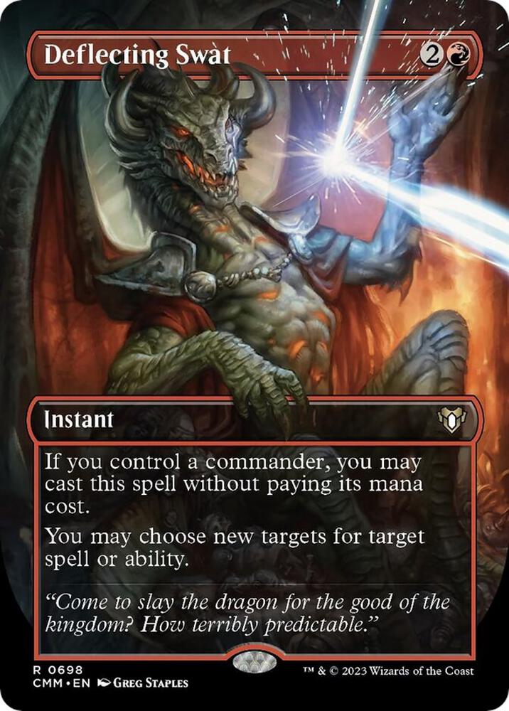 Deflecting Swat (Borderless) 698 card from Commander Masters