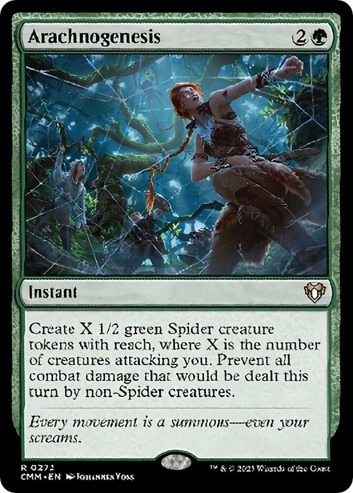 Arachnogenesis 272 card from Commander Masters