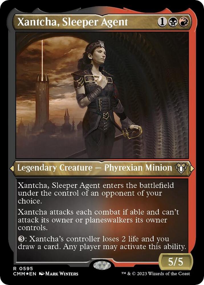 Xantcha, Sleeper Agent (Foil Etched) 595 card from Commander Masters