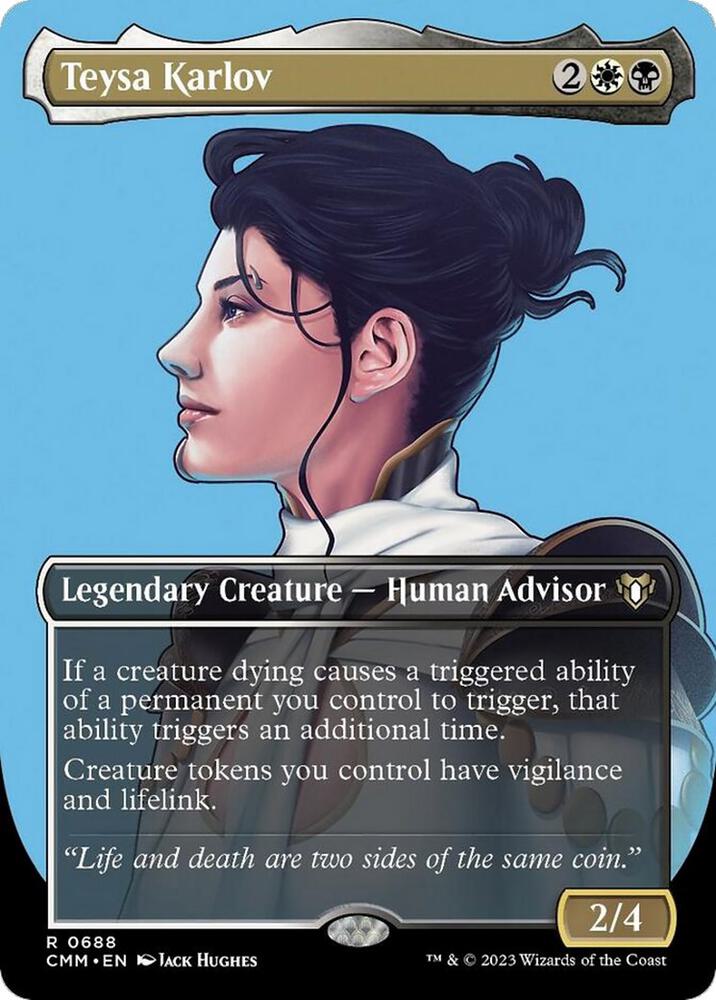 Teysa Karlov (Borderless) 688 card from Commander Masters