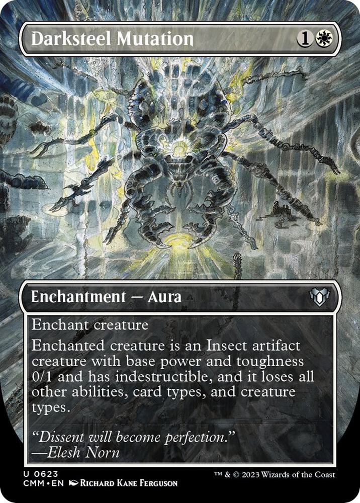 Darksteel Mutation (Borderless) 623 card from Commander Masters