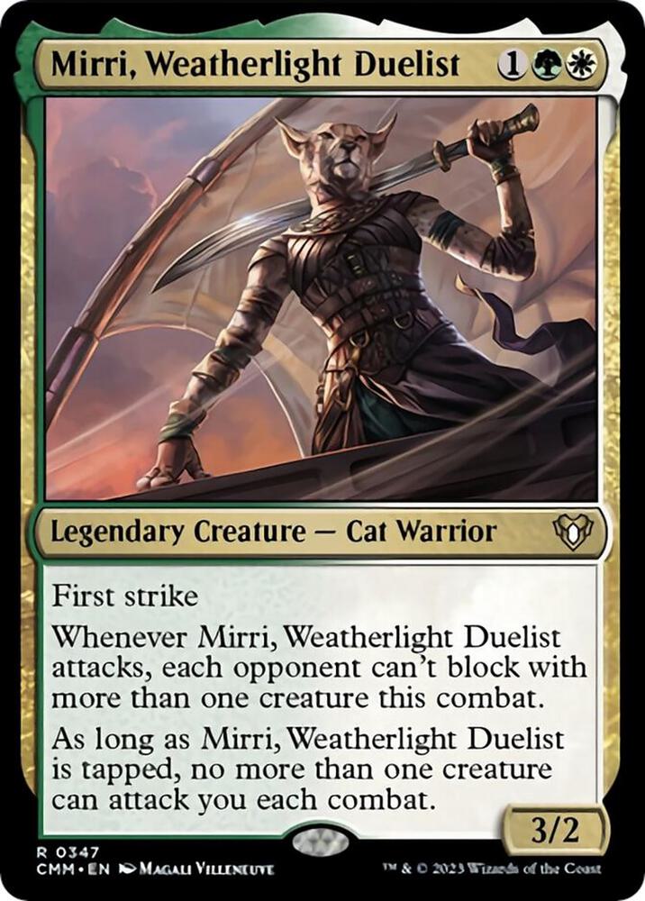 Mirri, Weatherlight Duelist 347 card from Commander Masters