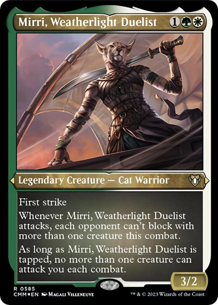 Mirri, Weatherlight Duelist (Foil Etched) 585 card from Commander Masters