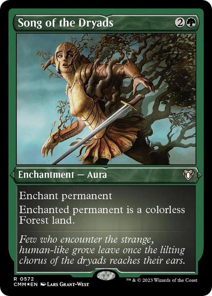 Song of the Dryads (Foil Etched) 572 card from Commander Masters