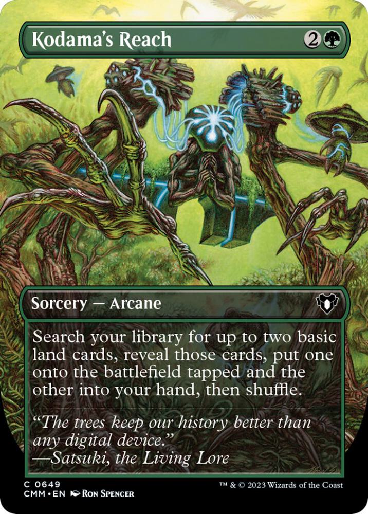 Kodama's Reach (Borderless) 649 card from Commander Masters