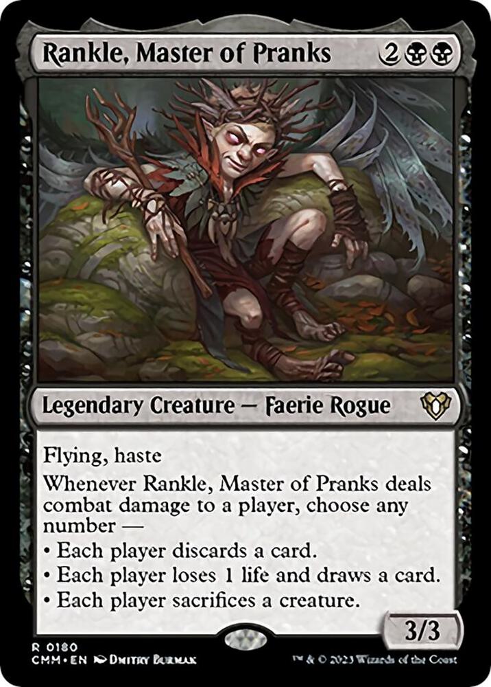 Rankle, Master of Pranks 180 card from Commander Masters