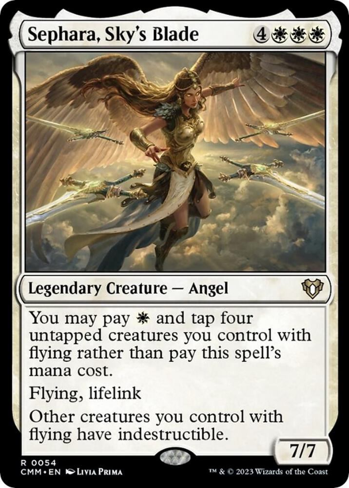 Sephara, Sky's Blade 54 card from Commander Masters