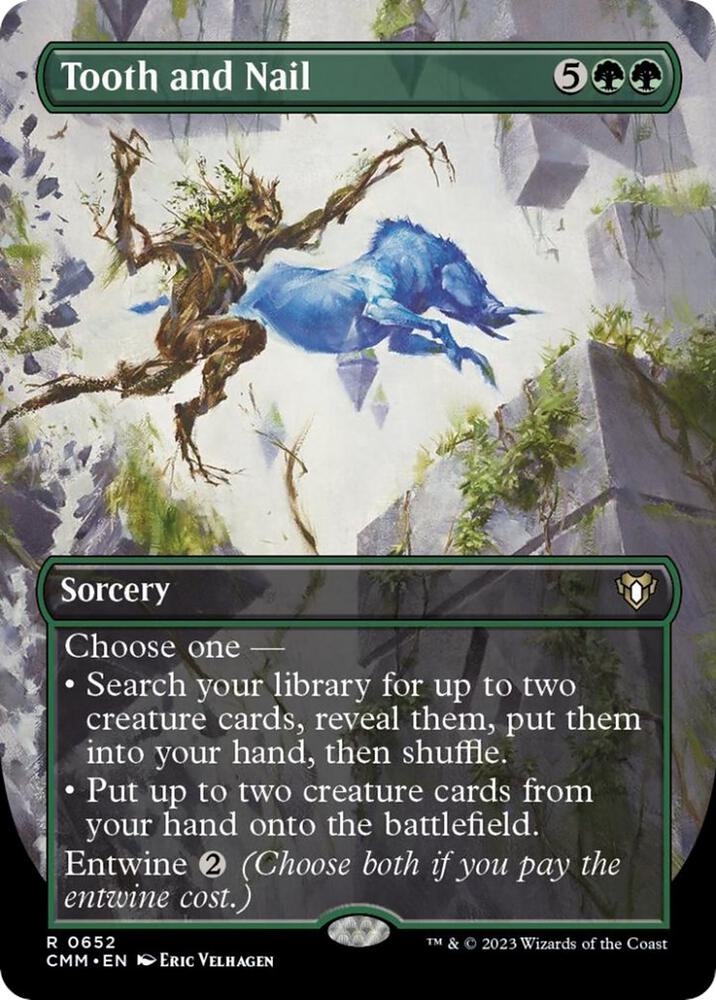 Tooth and Nail (Borderless) 652 card from Commander Masters