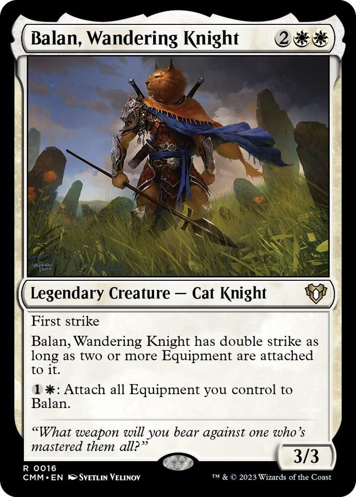 Balan, Wandering Knight 16 card from Commander Masters