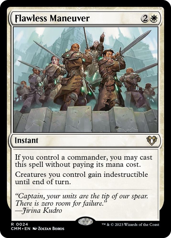 Flawless Maneuver 24 card from Commander Masters