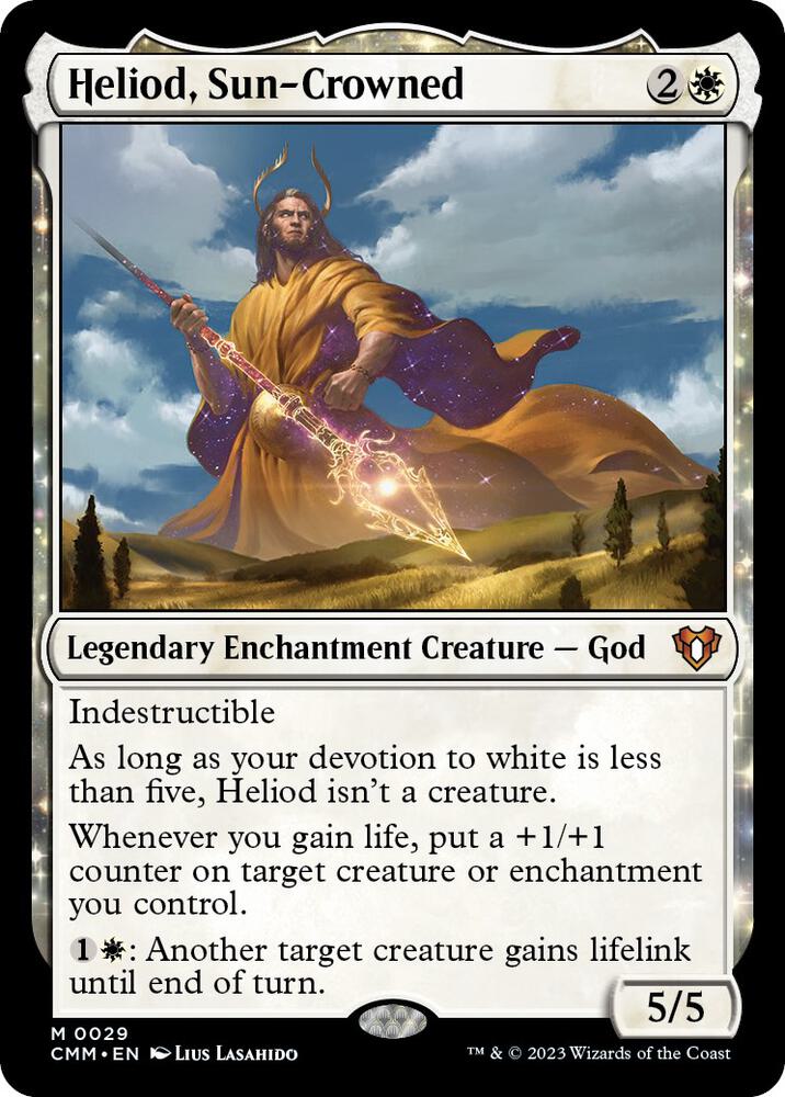 Heliod, Sun-Crowned 29 card from Commander Masters
