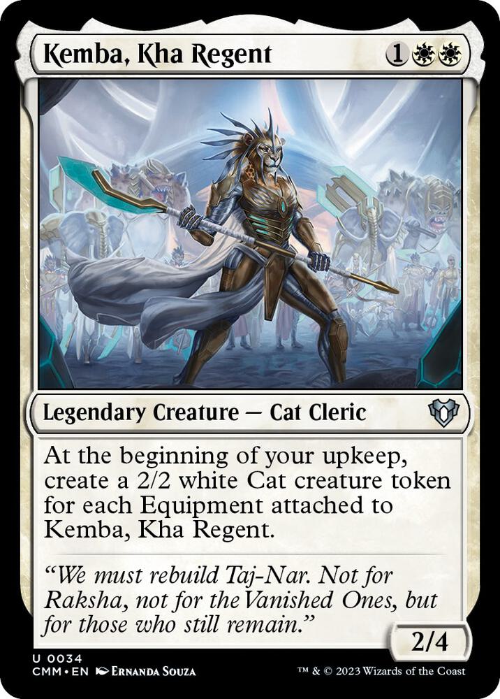 Kemba, Kha Regent 34 card from Commander Masters