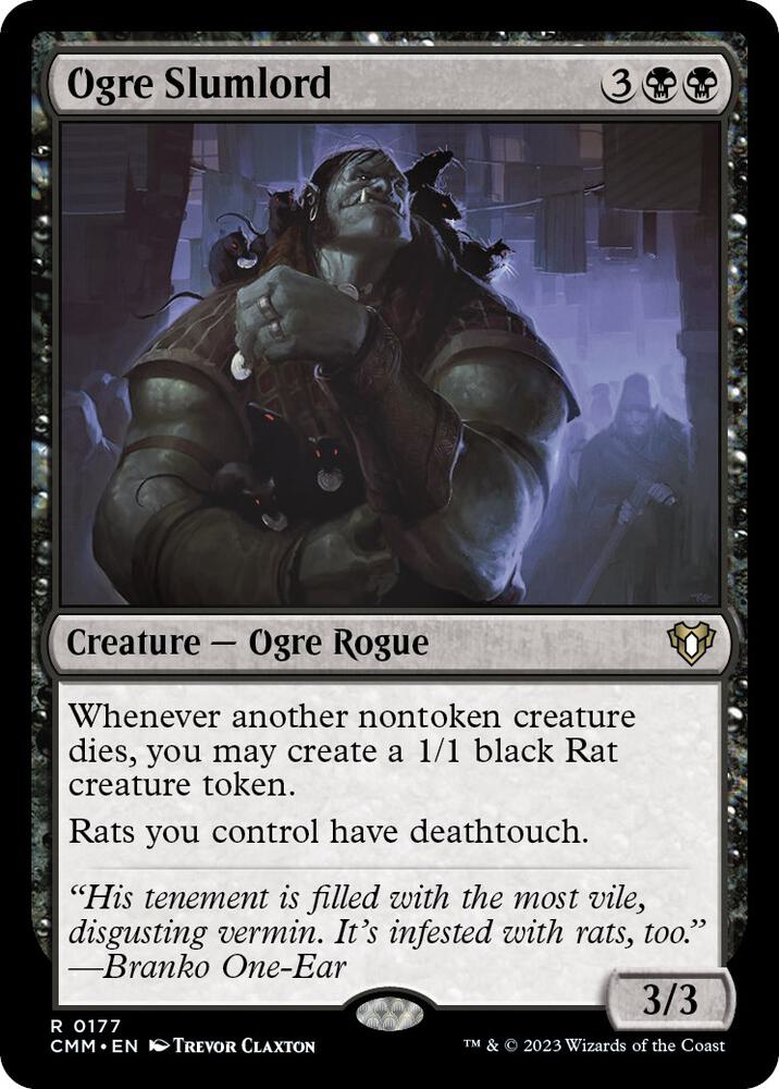 Ogre Slumlord 177 card from Commander Masters