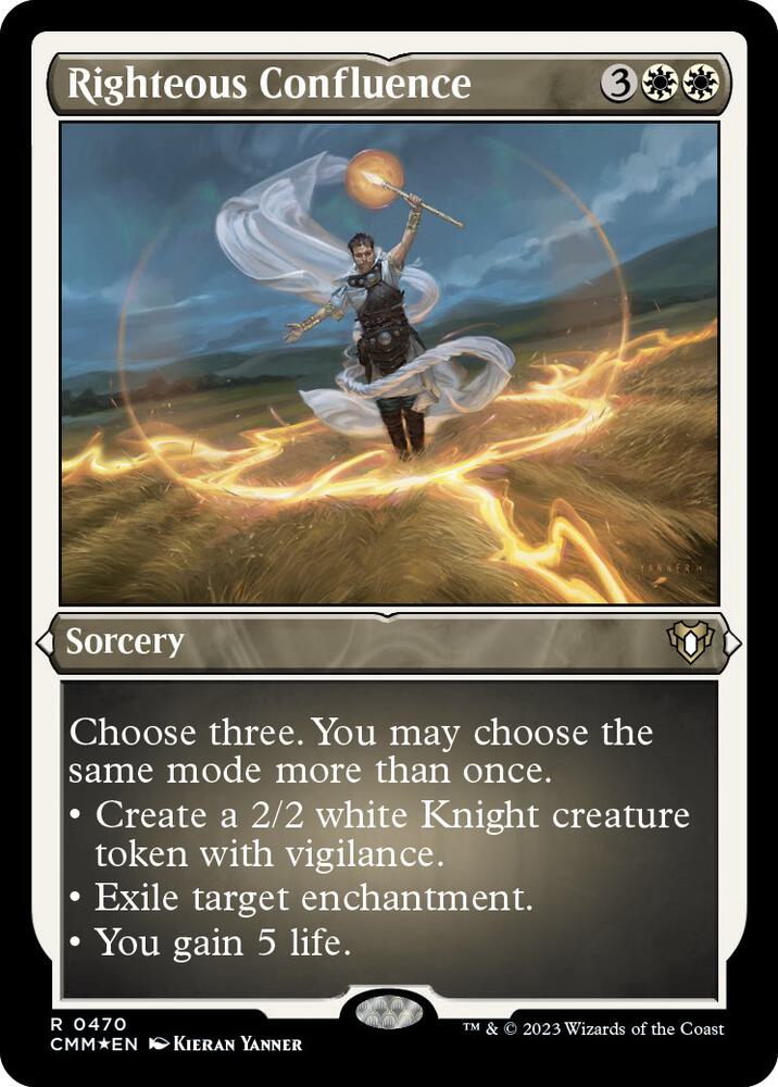 Righteous Confluence (Foil Etched) 470 card from Commander Masters
