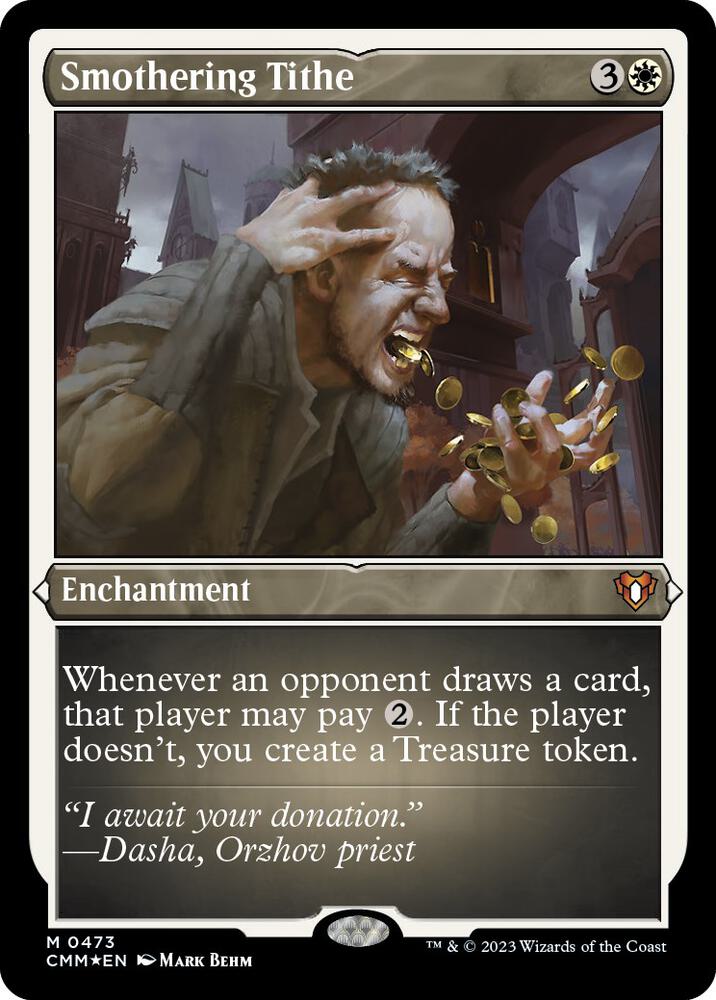 Smothering Tithe (Foil Etched) 473 card from Commander Masters