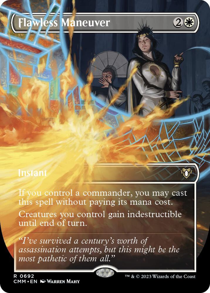 Flawless Maneuver (Borderless) 692 card from Commander Masters