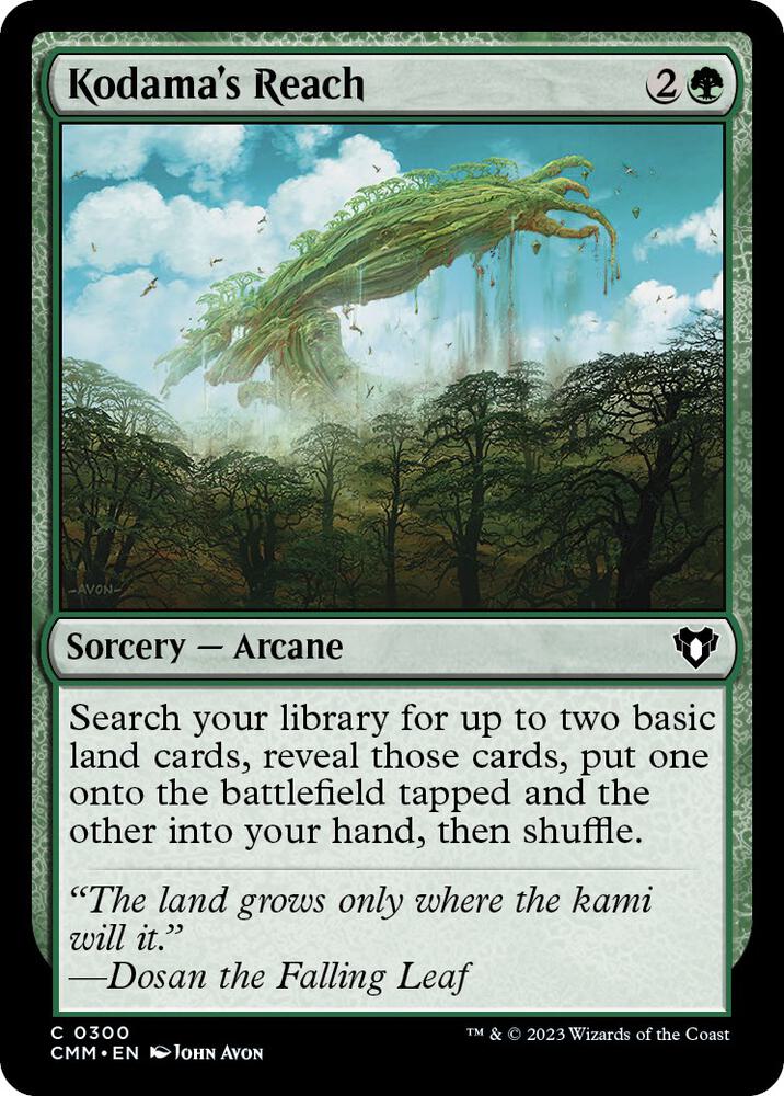 Kodama's Reach 300 card from Commander Masters
