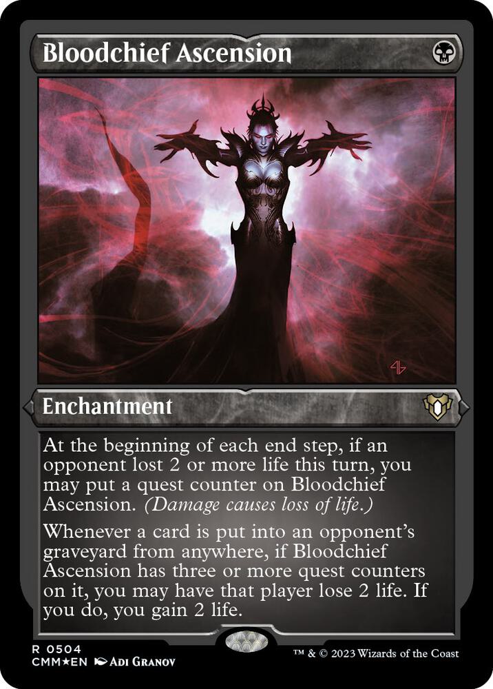 Bloodchief Ascension (Foil Etched) 504 card from Commander Masters