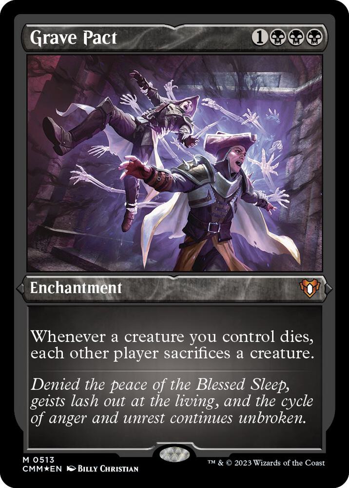 Grave Pact (Foil Etched) 513 card from Commander Masters