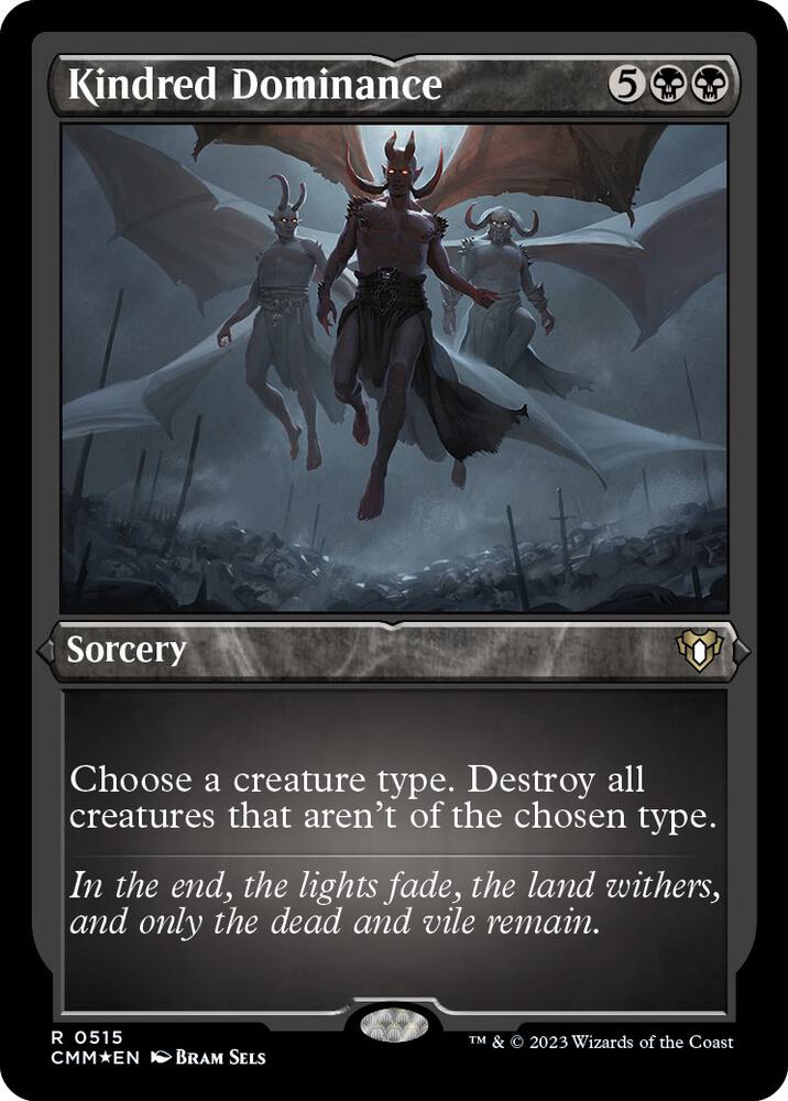 Kindred Dominance (Foil Etched) 515 card from Commander Masters
