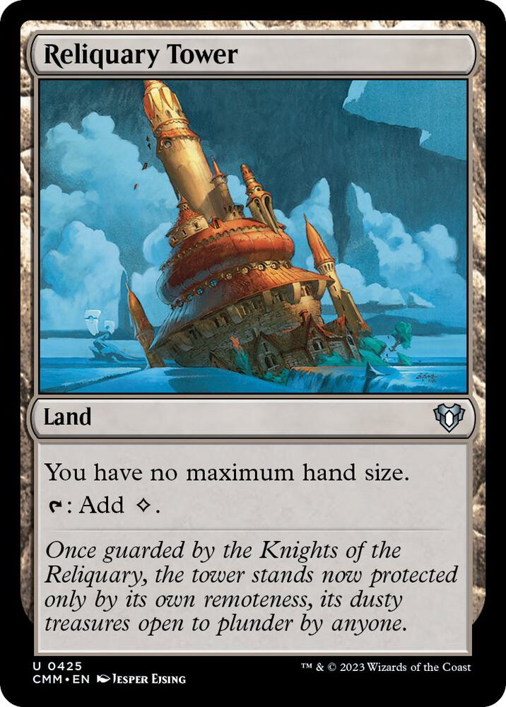 Reliquary Tower 425 card from Commander Masters