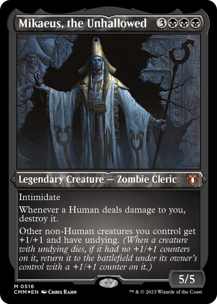 Mikaeus, the Unhallowed (Foil Etched) 516 card from Commander Masters