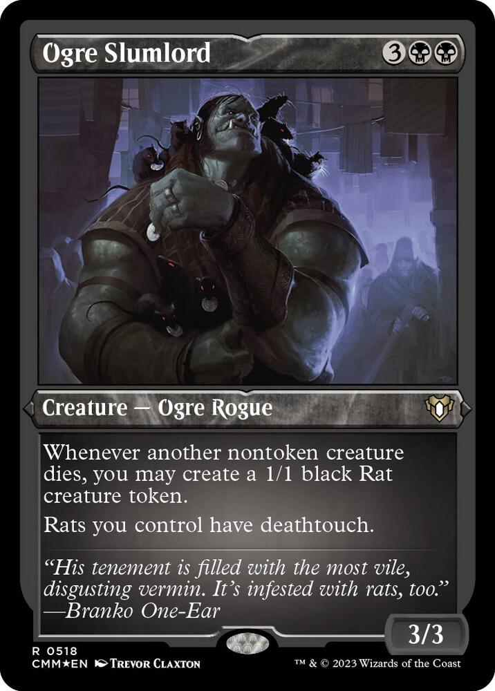 Ogre Slumlord (Foil Etched) 518 card from Commander Masters