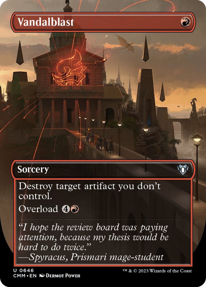 Vandalblast (Borderless) 646 card from Commander Masters