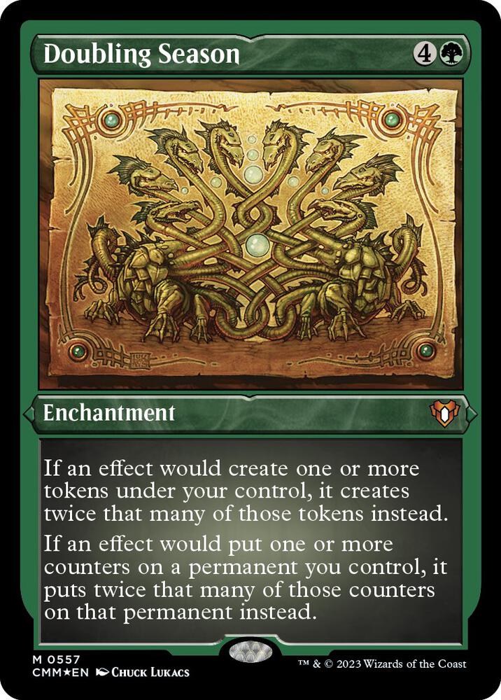 Doubling Season (Foil Etched) 557 card from Commander Masters