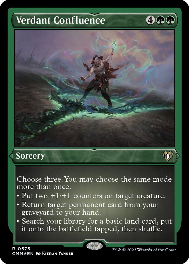 Verdant Confluence (Foil Etched) 575 card from Commander Masters
