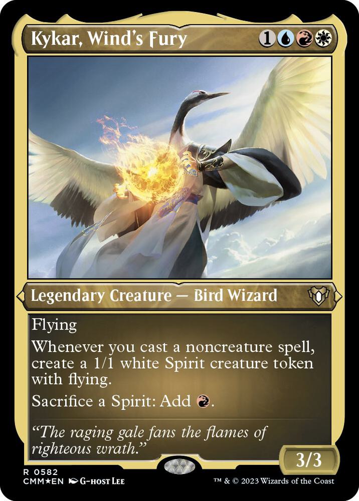 Kykar, Wind's Fury (Foil Etched) 582 card from Commander Masters