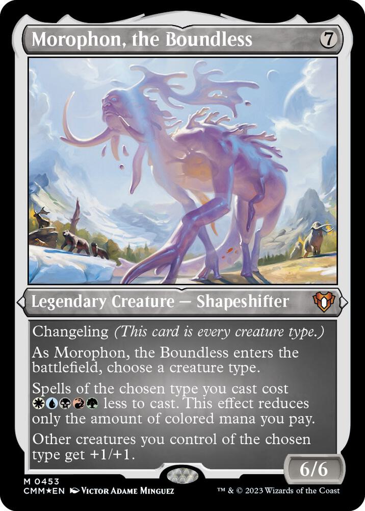Morophon, the Boundless (Foil Etched) 453 card from Commander Masters